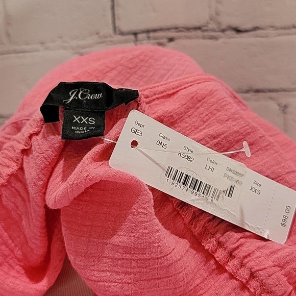 J. Crew Low V Neck Waist Tie Summer Dress - Picture 9 of 10